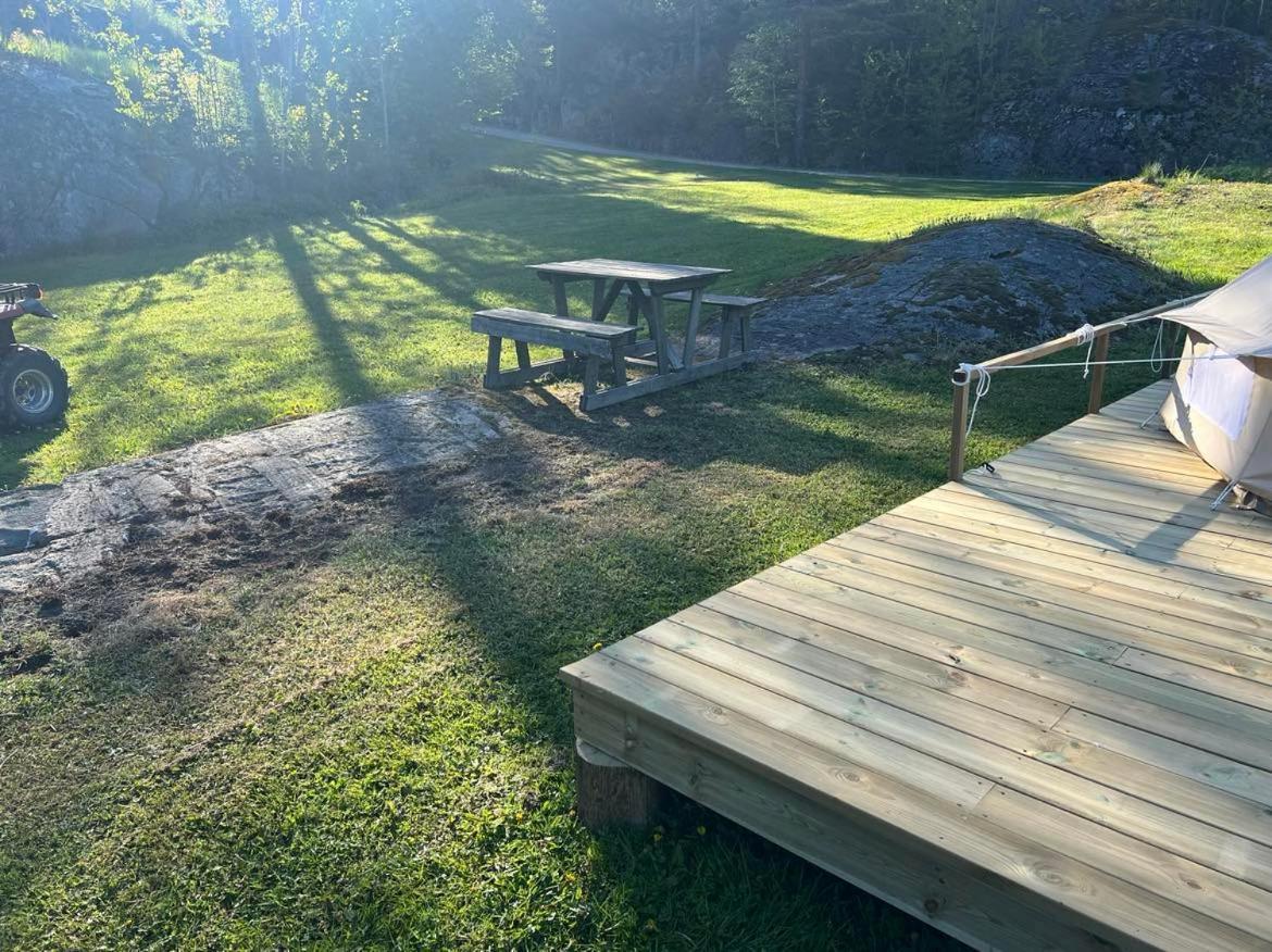 Hotel Hommen Gard Glamping Risør Exteriér fotografie
