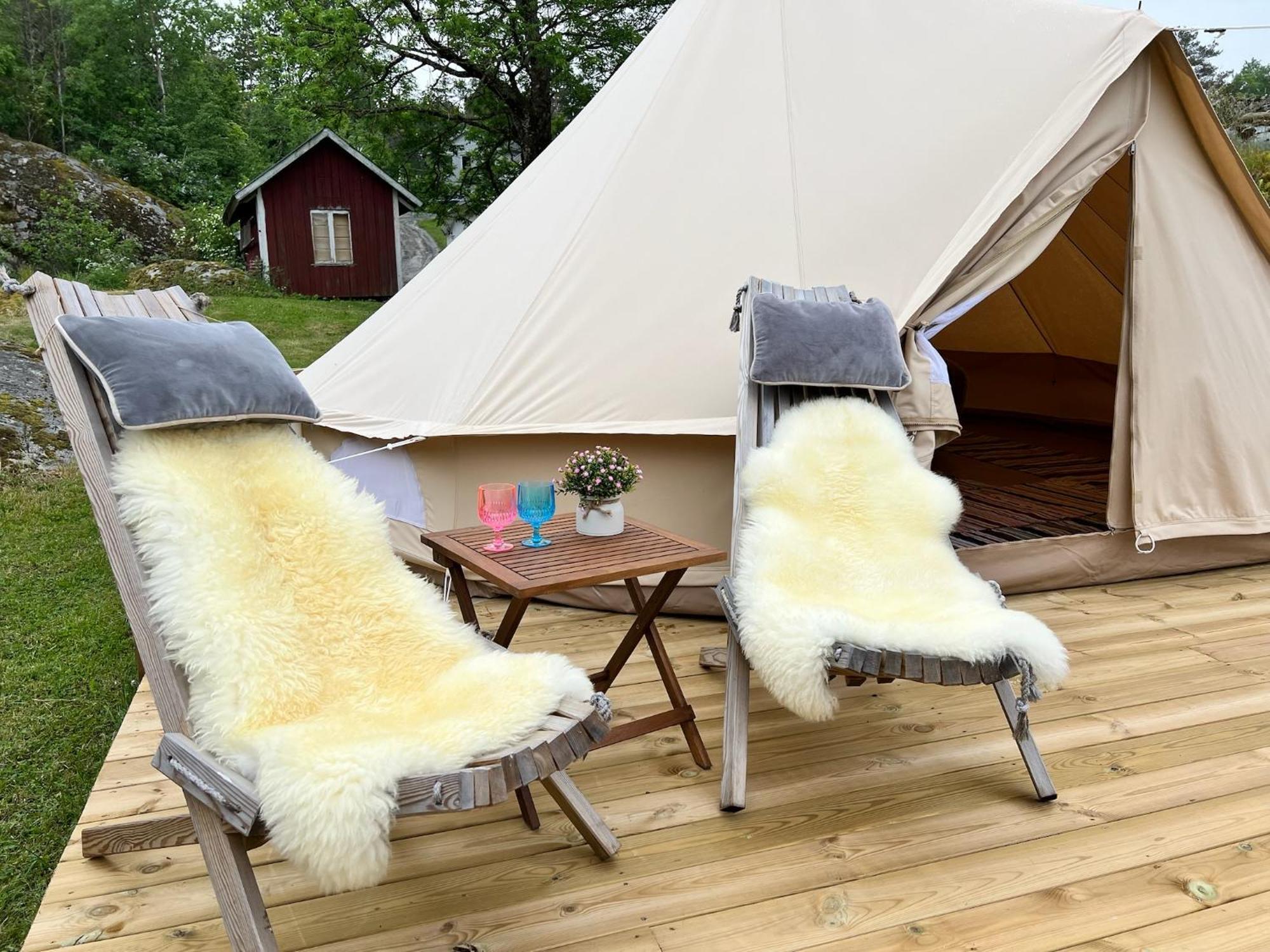 Hotel Hommen Gard Glamping Risør Exteriér fotografie