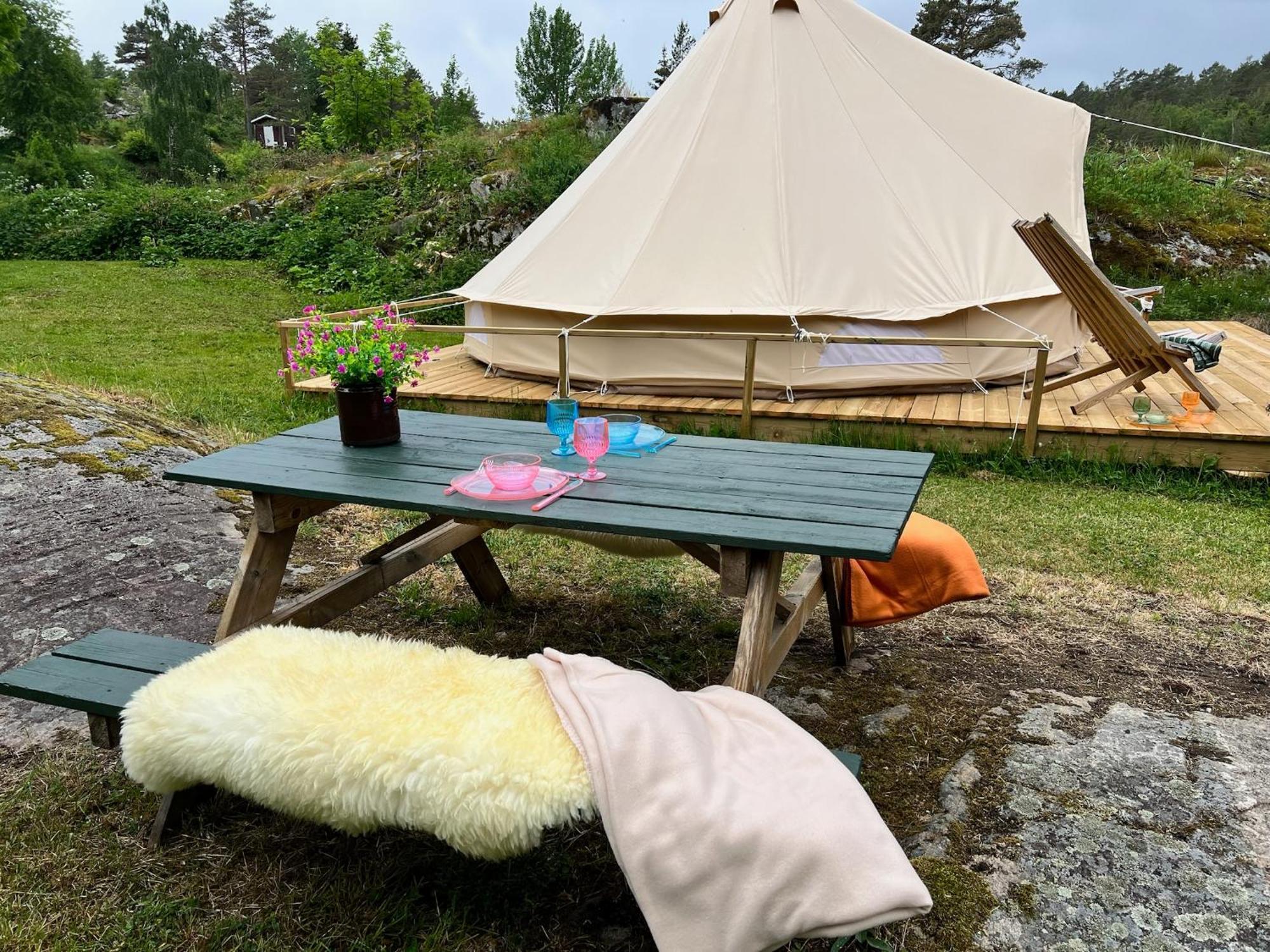 Hotel Hommen Gard Glamping Risør Exteriér fotografie